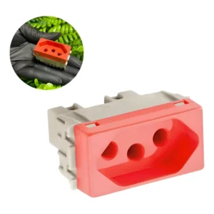 Modulo Tomada Universal 20a Vermelha Tramontina Cor Vermelho