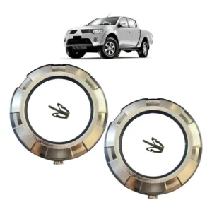 Par Moldura Aro Farol Milha L200 Triton 2007 2008 2009 2010