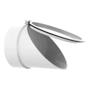 Válvula Retenção Esgoto Valeplast 50mm Abs Com Anel Eva Branco