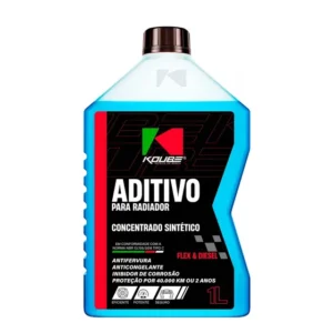 Aditivo Radiador Concentrado Sintético Azul 1l Arrefecimento Automotivo Refrigeração Para Carros Koube