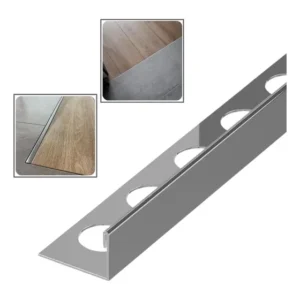 Perfil Filete L Inox Metalico Acabamento Piso 1m Escovado