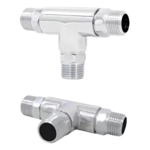 Adaptador Monocomando Raro Metais para Torneira Cromado Prateado