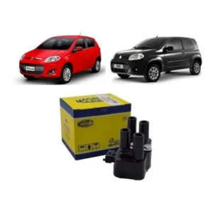 Bobina Ignição Fiat Novo Uno 1.4 Motor Evo Bi0058mm