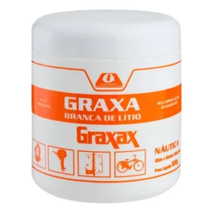 Graxa de Lítio Garin Branca 500g Alta Temperatura Náutica e Automotiva
