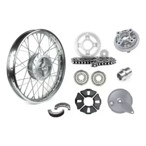 Roda Traseira Ybr 125 00/08 Factor Relação Espelho Flange