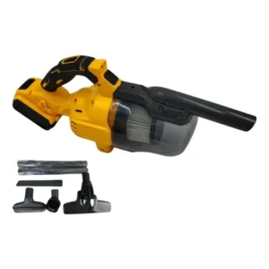 Vácuo Portátil Para Interior Automotivo, Limpador Amarelo