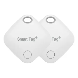 Mini Rastreador De Malas Tag Gps Em Tempo Real Via Satélite Cor Branco Para iPhone