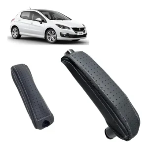 Capa Couro Alavanca De Freio Mão Peugeot 308 2015 2016 2017