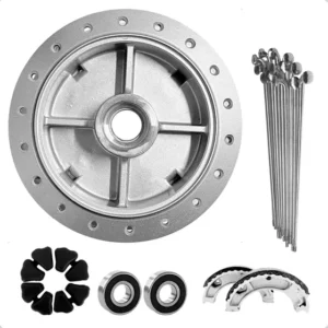 Cubo Roda Traseira Titan Fan 150 160 Lona Raio Rolamentos