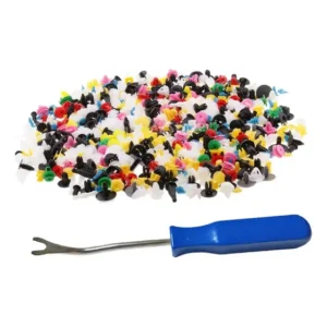 500 Peças De Plástico Para Carroçaria Rebites Tachinhas