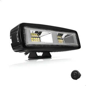 Farol Milha Luz Led Flood Aux Trilha Neblina Prova Agua Ip67