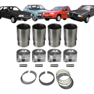 Kit Motor Pistao Aneis Camisas Cht Gasolina 1.6 8v Gol Ks