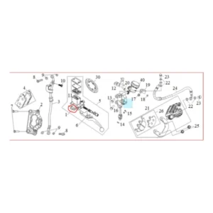Interruptor Freio Dianteiro Maxsym 400i 2020 2021