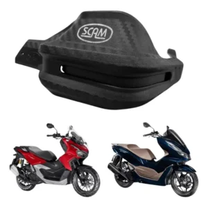 Protetor de Mão Scam Honda ADV 160 150 PCX Polímero Preto