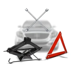 Kit Estepe Carro Chave De Roda Cruz Macaco Sanfona Triangulo