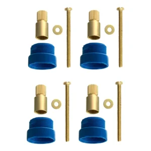 Kit 4 Prolongadores Blukit 10mm Para Registro Docol Pressão e Gaveta