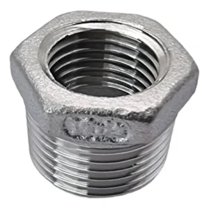Conexão Inox 316 Bucha Redução 3/8 Macho X 1/4 Fêmea - Bsp