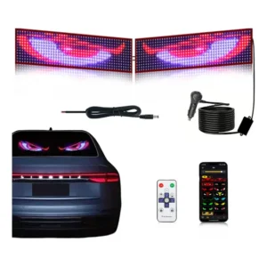 . 2pcs Decoração De Luz De Olho Diabo Para Painel