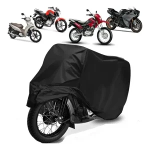 Capa Protetora Moto Salu Impermeável Courvin Térmica UV Preta