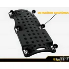 Carrinho Esteira Para Mecânico Cap. 150 Kg C/ Encosto Preto - Imagem 6