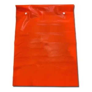Bandeirola De Sinalização Com Ilhós Laranja Vinilseg