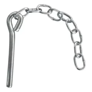 Pino Trava Carroceria Com Corrente 6 X 80mm - 3 Unidades