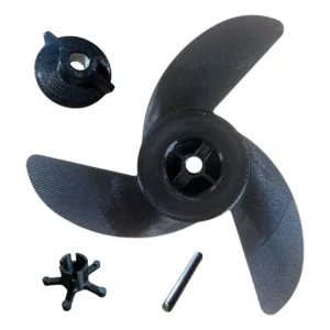 Kit Hélice 3 Pás P/ Motor Elétrico Phantom 44/54lbs