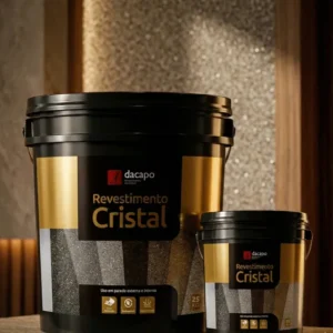 Revestimento Cristal Parede Dacapo Cor Marrom 5kg