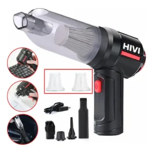 Aspirador De Pó Portátil Limpeza Automotiva Filtro Lavável Mini Soprador 3 Em 1 Usb Refil Portátil Recarregável Escritorio Salão Teclado Gamer HIVI