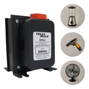 Autotransformador 2000va Bivolt 110-220 220-110 Tech Max