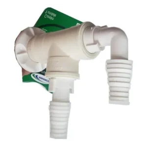 Adaptador Duplo Reto Máquina Lavar Amanco (1 , 3/4 Ou 7/8)