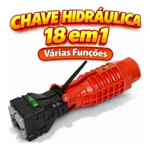 Chave Hidráulica Multifuncional 18 em 1 para Pia e Torneira de Banheiro