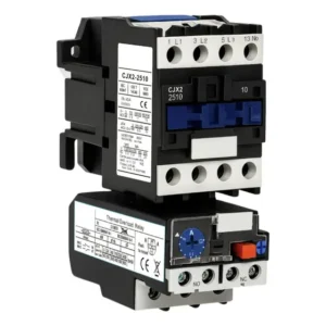 Kit Contator 220v Ac 25a Cjx2-2510 Com Relé Térmico 23-32a