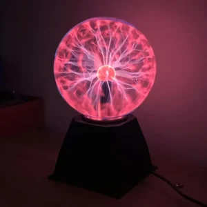 Abajur Globo De Plasma Que Emite Raios 25 Cm Luminária Toque
