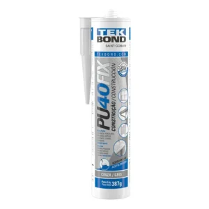 Cola Adesivo Pu40fix Cinza Pu Multiuso 387g Tekbond Selante