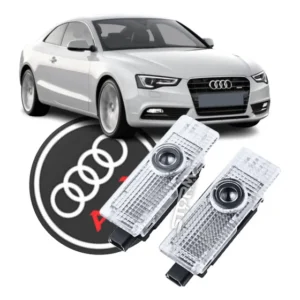 Par Iluminação Porta Led Cortesia Audi A5 Lâmpada Projetor