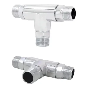 Adaptador Conector Ivendi Metal Conexao Tee T Universal Torneira Monocomando P/ Agua Fria