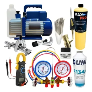 Kit Completo Refrigeração:bomba De Vácuo, Manifold, Maçarico