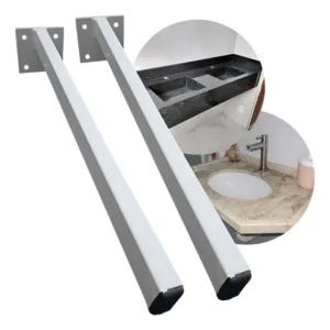 Grapa De Pia Bancada 50cm Parafusar Suporte Mesa Tanque Par