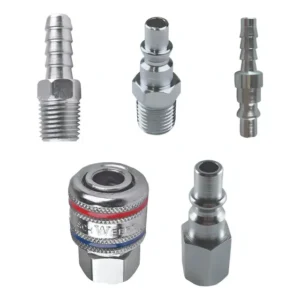 Engate Rápido 1/4'' +3 Conexões Para Ar + Espigão Compressor