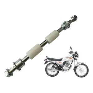 Eixo Quadro Elástico Completo + Buchas Chassis Hunter 125