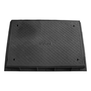 Tampa Tampão De Chão Zd Simples De Ferro Fundido 120x95cm