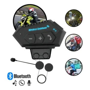 Fone De Ouvido Para Capacete Bluetooth Headset Sem Fio