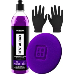 Restaurador de Plásticos Vonixx Restaurax Líquido com Aplicador Espuma