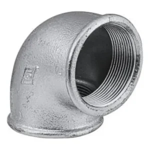 Cotovelo Joelho 90° Graus Galvanizado 2.1/2'' Polegadas Rosca Bsp Fêmea - Center Chamas