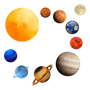 Kit Sistema Solar Planetas- Maquete Escolar Com 10 Bolinhas