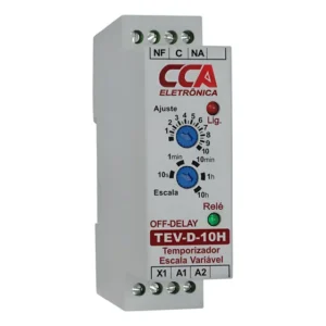 Rele Temporizador Off Delay Retardo Na Desenergização 1s-10h