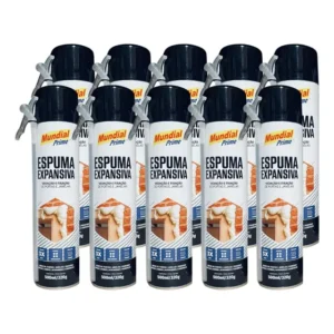 Espuma Expansiva 500ml Mundial Prime Poliuretano Kit 10