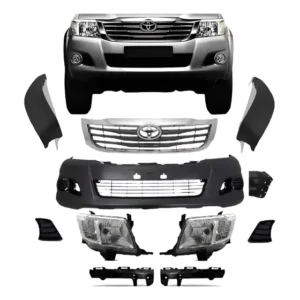 Kit Frente Hilux Pick-up 2012 13 14 15 Farol Grade P/choque
