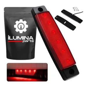 Luz De Navegação 6 Leds Barco Lancha Iate Náutica 9,5x2cm